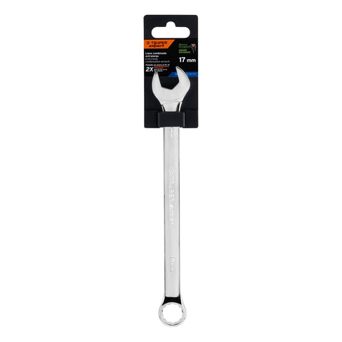 Llave combinada extralarga 17 mm x 259 mm de largo, Expert | LL-2017M | 15621