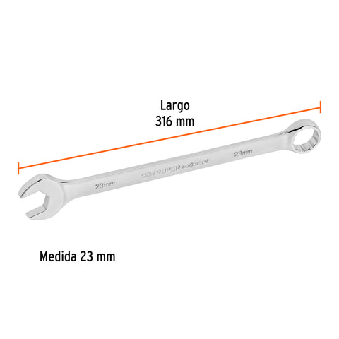 Llave combinada extralarga 23 mm x 316 mm de largo, Expert | LL-2023M | 15650