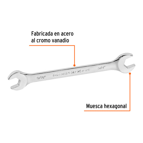 Llave española, 9/16 x 5/8' x 189 mm de largo, Truper Expert | LL-3030 | 15690
