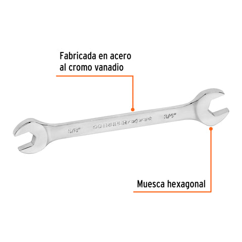 Llave española, 5/8 x 3/4' x 220 mm de largo, Truper Expert | LL-3031 | 15692