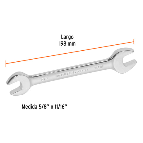 Llave española, 5/8 x 11/16' x 198 mm de largo, Expert | LL-3034 | 15694
