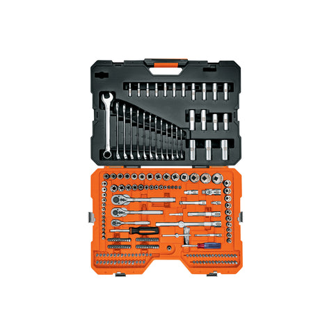 Juego 210 herramientas 1/4', 3/8' y 1/2' std y mm p/mecánico | JD-210MP | 15695