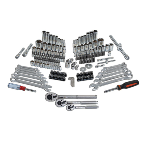 Juego 210 herramientas 1/4', 3/8' y 1/2' std y mm p/mecánico | JD-210MP | 15695