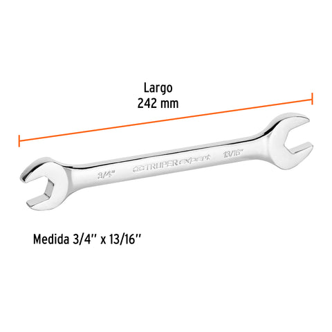 Llave española, 3/4 x 13/16' x 242 mm de largo, Expert | LL-3038 | 15698