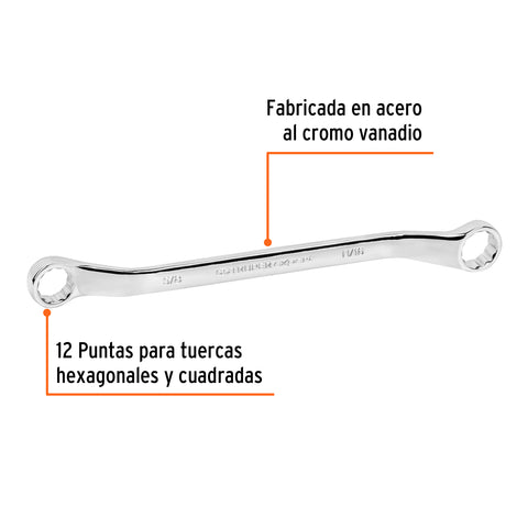 Llave de estrías 5/8 x 11/16' x 236 mm largo, Truper Expert | LL-8182 | 15752