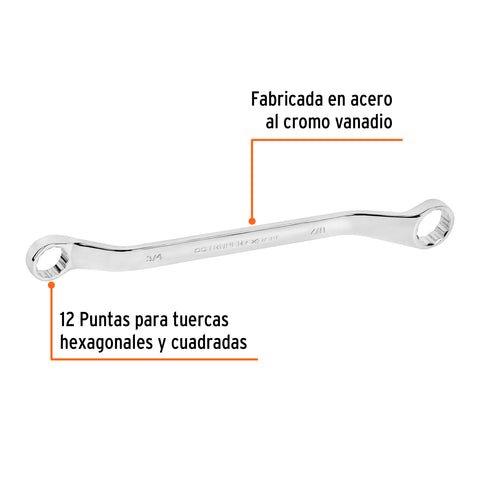 Llave de estrías 3/4 x 7/8' x 291 mm largo, Truper Expert | LL-8184 | 15753