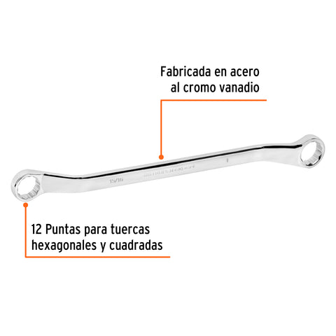 Llave de estrías 15/16 x 1' x 361 mm largo, Truper Expert | LL-8185 | 15754