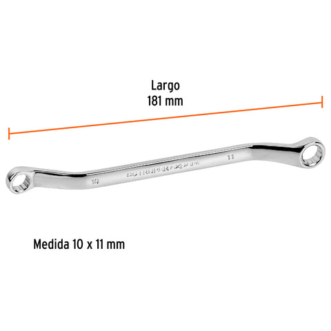 Llave de estrías 10 x 11 x 181 mm largo, Truper Expert | LL-81011 | 15761
