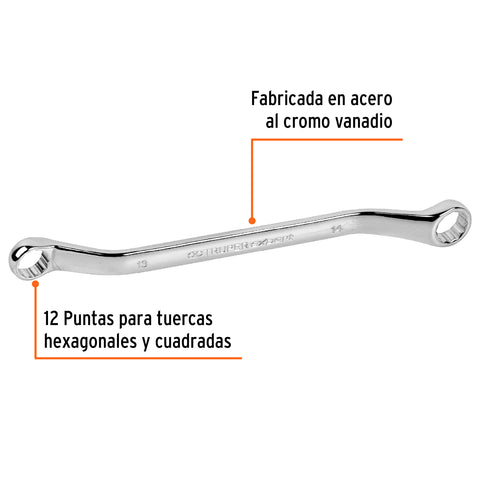 Llave de estrías 13 x 14 x 231 mm largo, Truper Expert | LL-81314 | 15762