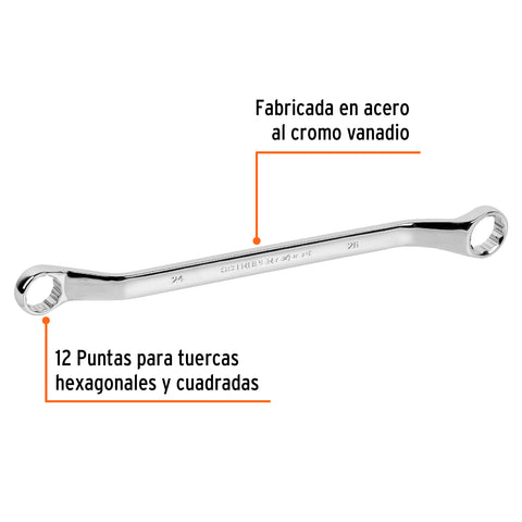Llave de estrías 24 x 26 x 361 mm largo, Truper Expert | LL-82426 | 15765