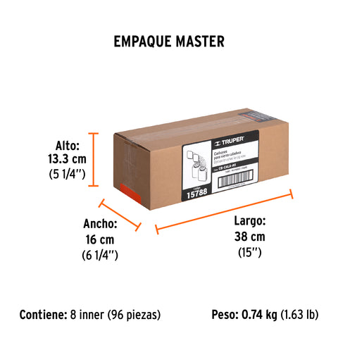 Bolsa con 2 carbones de repuesto para CALA-A5, TRUPER | CB-CALA-A5 | 15788