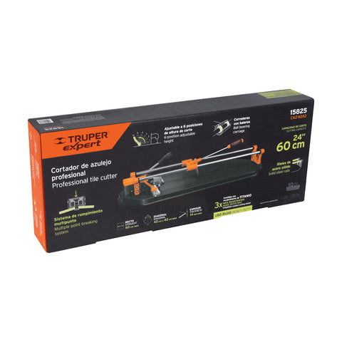 Cortador azulejo 24' (60cm) romp.multipunto en caja, EXPERT | CAZ-60X2 | 15825