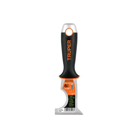 Espátula 2-1/2' de 6 usos, acero inoxidable, Comfort Grip | ET-2-1/2R5X | 15855