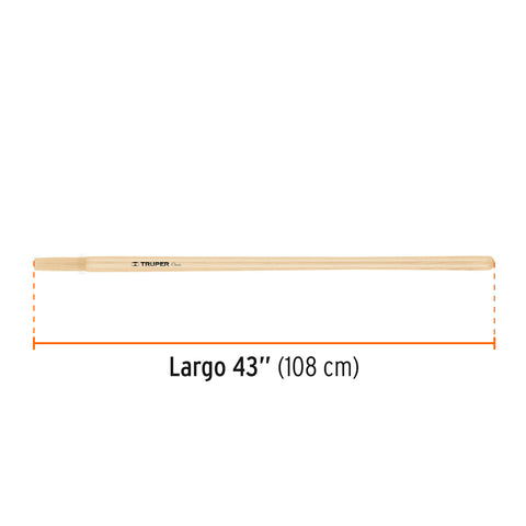 Mango de reposición para pala larga Classic, 45', Truper | MG-PL | 15902