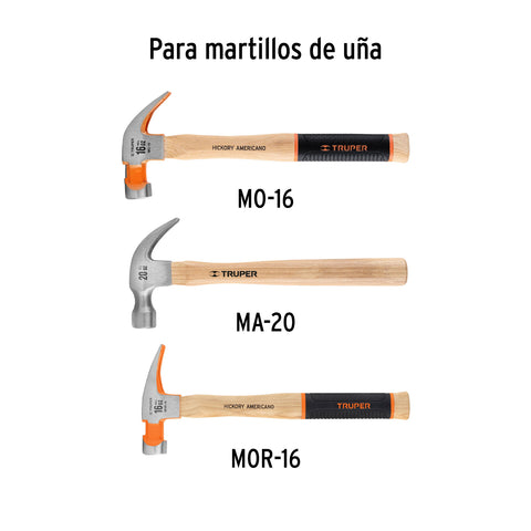 Mango para martillos de uña MO-16, MA-20 y MOR-16, 13' | MG-MO-13/16 | 15910
