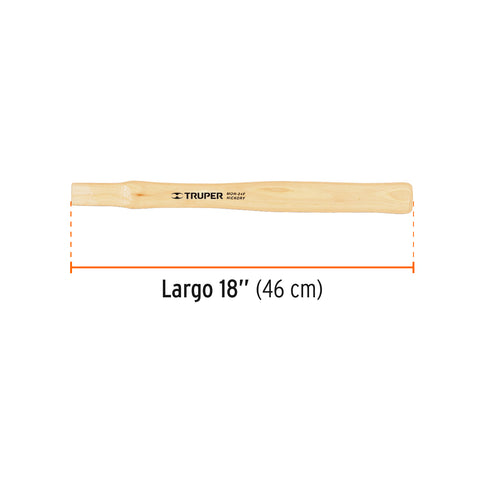 Mango para martillo de uña MOR-24F, de 17-3/4', Truper | MG-MOR24F | 15912