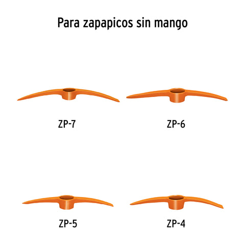 Mango repuesto zapapicos y talachos de 4 a7 lbs, 36',TRUPER | MG-ZP-5 | 15948