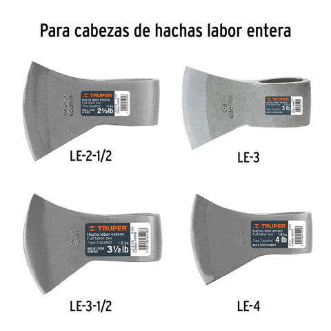 Mango fibra de vidrio 36' para hachas media y labor entera | MG-ML/LE | 15953