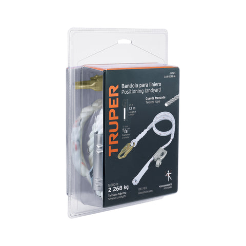 Bandola de posicionamiento de 1.7 m, Truper | CAB-5298-16 | 16023