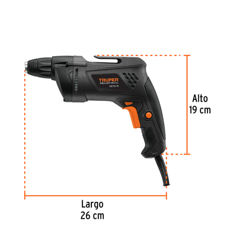 Destornillador para panel de yeso 540W, TRUPER INDUSTRIAL | DETA-N | 16024