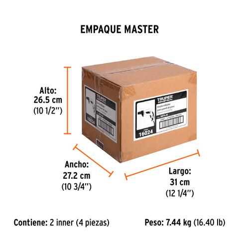 Destornillador para panel de yeso 540W, TRUPER INDUSTRIAL | DETA-N | 16024