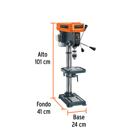 Taladro de piso 13', 3/4 HP (560 W), broquero 5/8', Truper | TAPI-13 | 16178