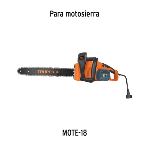Barra de repuesto 18' p/motosierra eléctrica, TRUPER | BAMO-18E | 16630