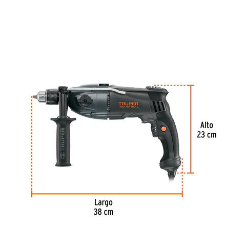 Rotomartillo 1/2', 1200W, TRUPER INDUSTRIAL | ROTO-1/2NX2 | 16666