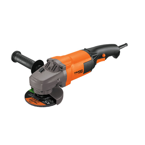 Esmeriladora angular 4-1/2', 1300W, TRUPER PRO | ESMA-4-1/2A10 | 16684