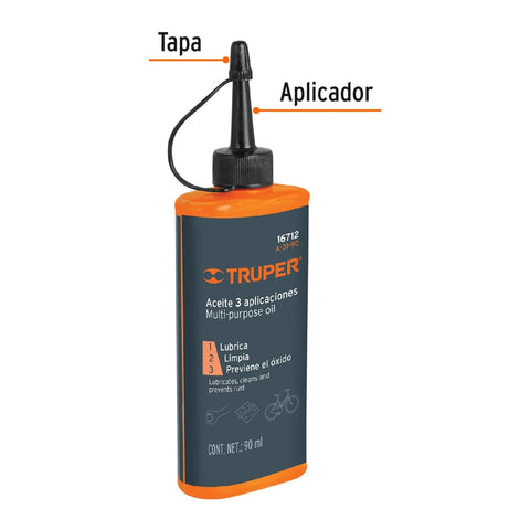 Aceite multiusos, 90ml (3oz), Truper | A-31-90 | 16712