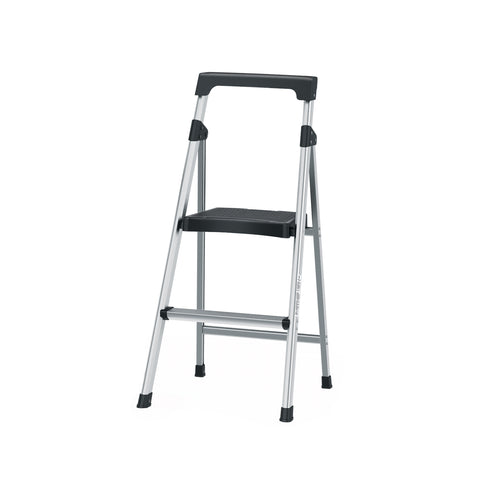 Escalera tubular plegable, 2 peldaños, aluminio, Truper | ESTU-2A | 16763