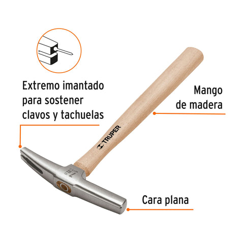 Martillo 7 oz tapicero, mango 12', Truper | MTT-7 | 16860