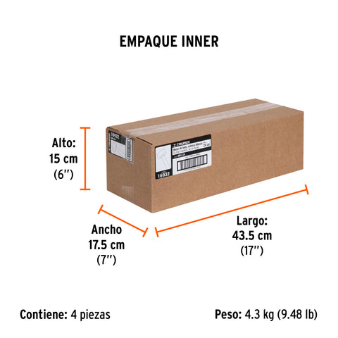 Mazo de hule 24 oz, Truper | MH-24 | 16932