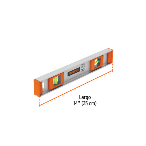 Nivel profesional de 14' con protección de ABS, Truper | NP-14 | 17032