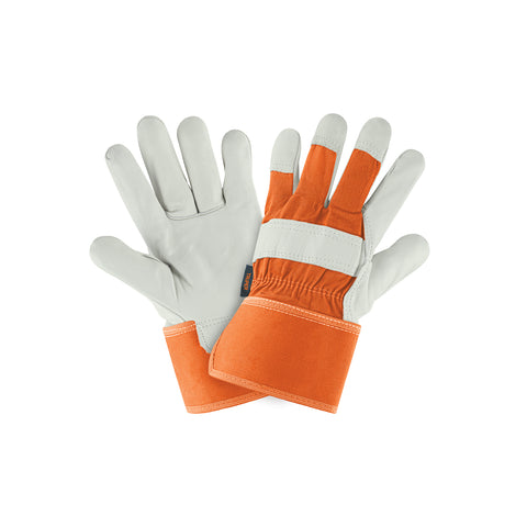 Guantes de piel de res y dorso de loneta, TRUPER | GU-255 | 17051