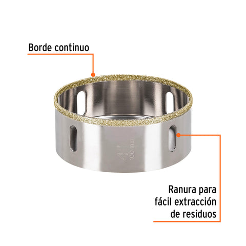 Brocasierra diamante 4' borde continuo, Truper | COAZ-4 | 17139