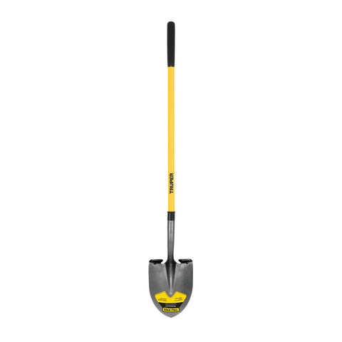 Pala redonda Tru Pro, mango largo de fibra de vidrio 48' | PRL-F | 17166