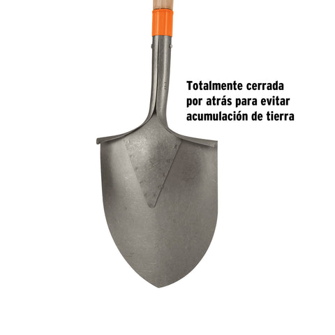 Pala irrigación Classic, cerrada, mango largo 49', Truper | PIR-A | 17186