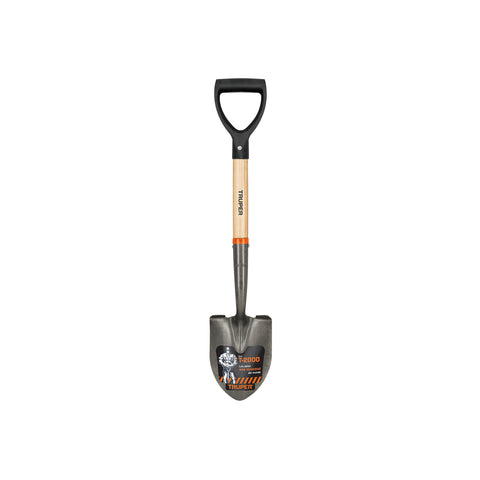 Pala cajuelera redonda, puño 'D' mango de madera, Truper | TR-BY | 17193