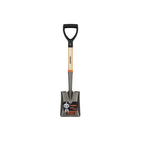 Pala cajuelera cuadrada, puño 'D' mango de madera, Truper | TR-BYC | 17194