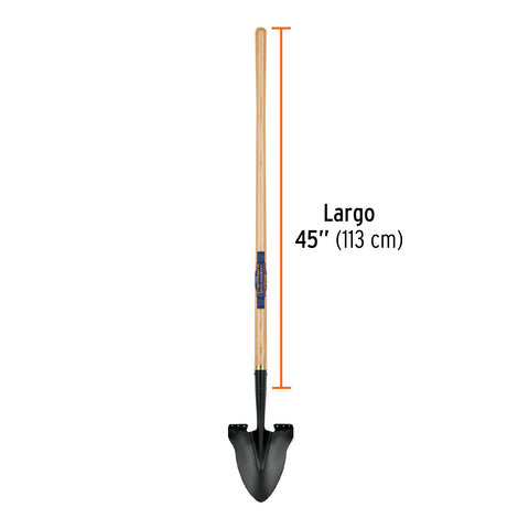 Pala redonda Classic Gardener, mango 45', Truper | PRL-CG | 17204