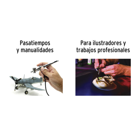 Compresor libre de aceite, para aerografo,1/5HP,127V, TRUPER | COMP-AERO | 17247