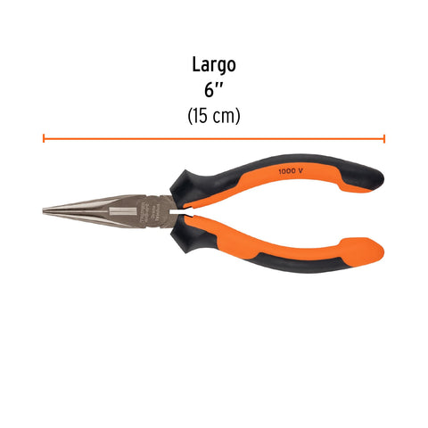 Pinza punta y corte 6' mango Comfort Grip, Truper Expert | T203-6X | 17334