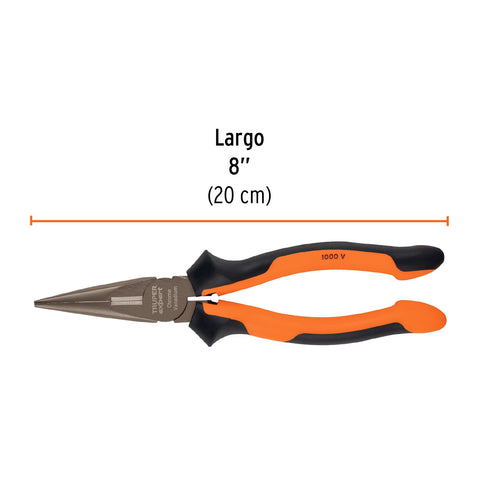 Pinza punta y corte 8' mango Comfort Grip, Truper Expert | T203-8X | 17336