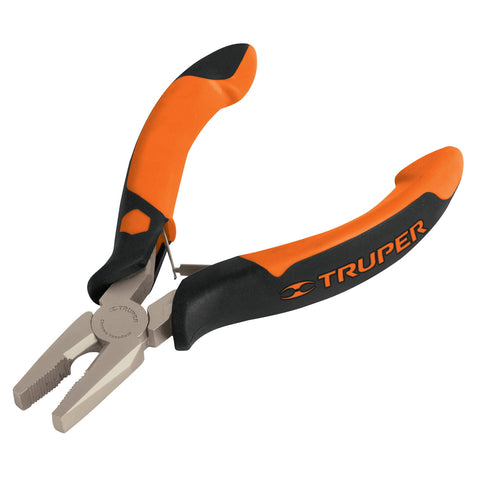 Mini pinza para electricista 5' mango Comfort Grip, Truper | PM-PE4 | 17371