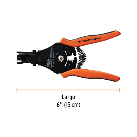 Pinza 6' pela cables automática, 16 a 12 AWG, TRUPER EXPERT | PE-CA-X | 17376