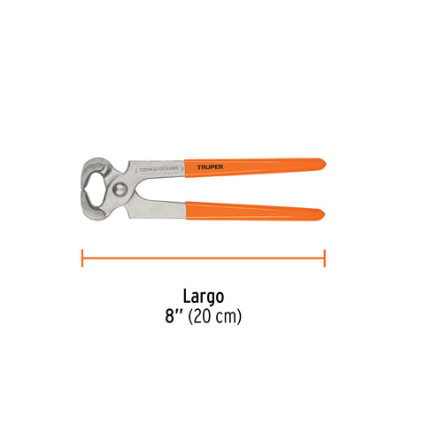 Tenaza para carpintero 8', Truper | TN-8 | 17380