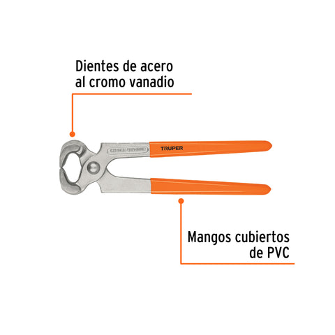 Tenaza para carpintero 8', Truper | TN-8 | 17380