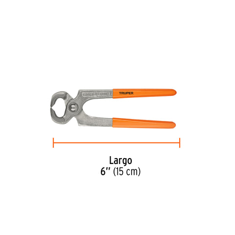 Tenaza para carpintero 6', Truper | TN-6 | 17385