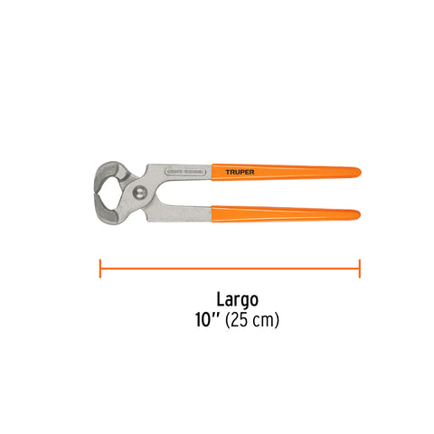 Tenaza para carpintero 10', Truper | TN-10 | 17386
